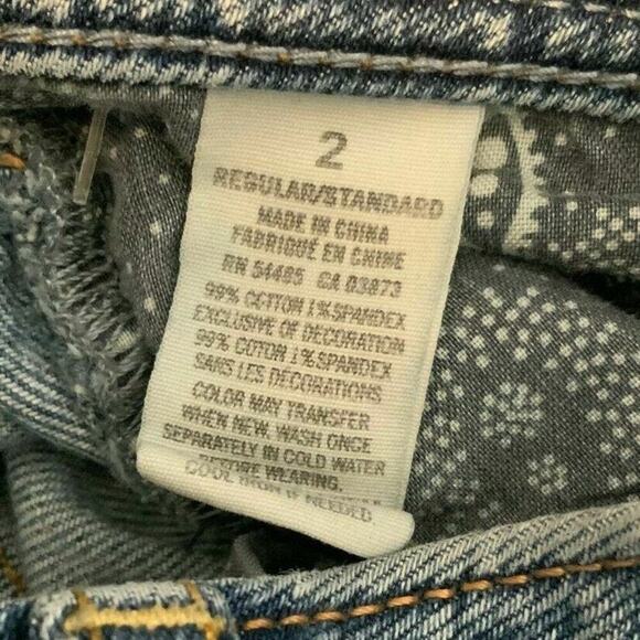 American Eagle Outfitters Womens Blue Stretch Skinny Leg Denim Jeans Size 2 - Picture 7 of 7